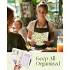 TONJOY Server Book for Waitress - Leather Bill Serving Fold