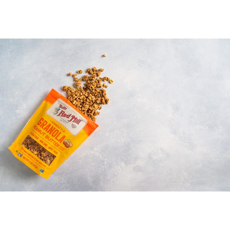 Bob’s Red Mill Peanut Butter Homestyle Granola, 11 Ounce Bag