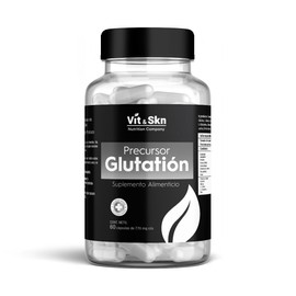 Precursor de Glutatión Skin Vit 60 Cápsulas | Fórmula Super Premium | Vegano | 2 Meses de Uso