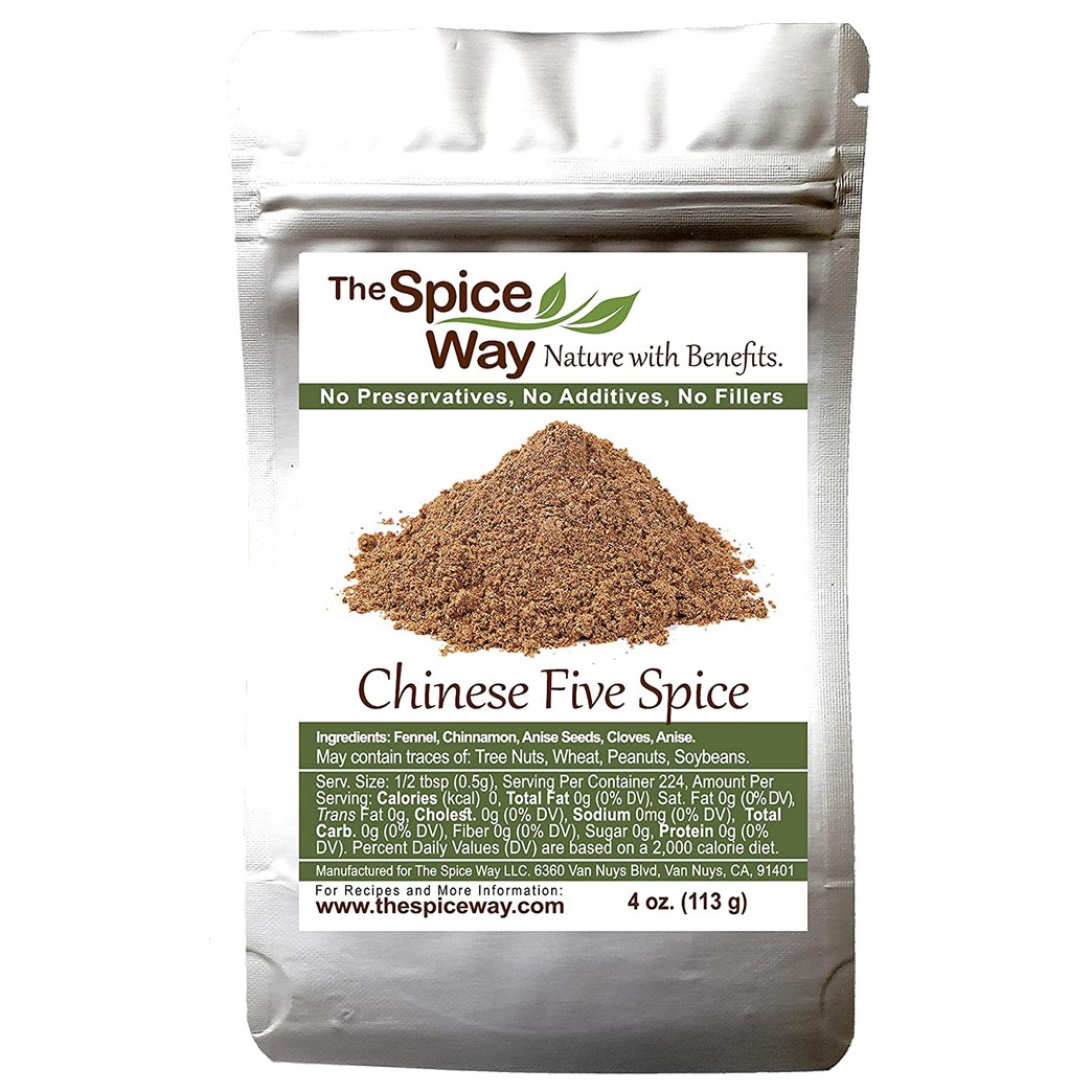 The Spice Way Chinese Five Spice Seasoning - Traditional Authentic Powder Blend 4 oz