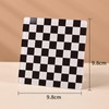 4 PCS Black Acrylic Cup Coasters, 9.5cmx9.5cm Square Acrylic Coasters,