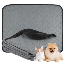 Pack of 2 Washable Puppy Pads, 100 x 75 cm, Super Absorbent PIPI Mats for Dogs, Reusable Dog Training Pads, Dog Blanket, Waterproof, Non-Slip, Dog Mat for Floor, Sofa, Car, Travel