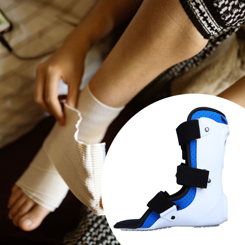 Knee Orthosis Joint Support Comfortable Breathable 3 Adjustable Straps Ankle
