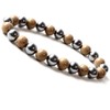 GOLD STONE Terahertz Ore, Northern Stone Orange, Bracelet, 8mm, Far