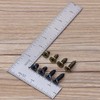 Mini Skater Wood Screws Assortment Kit Carbon Steel Cross Flat