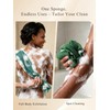4 Pack African Net Sponge, African Exfoliating Net for Body
