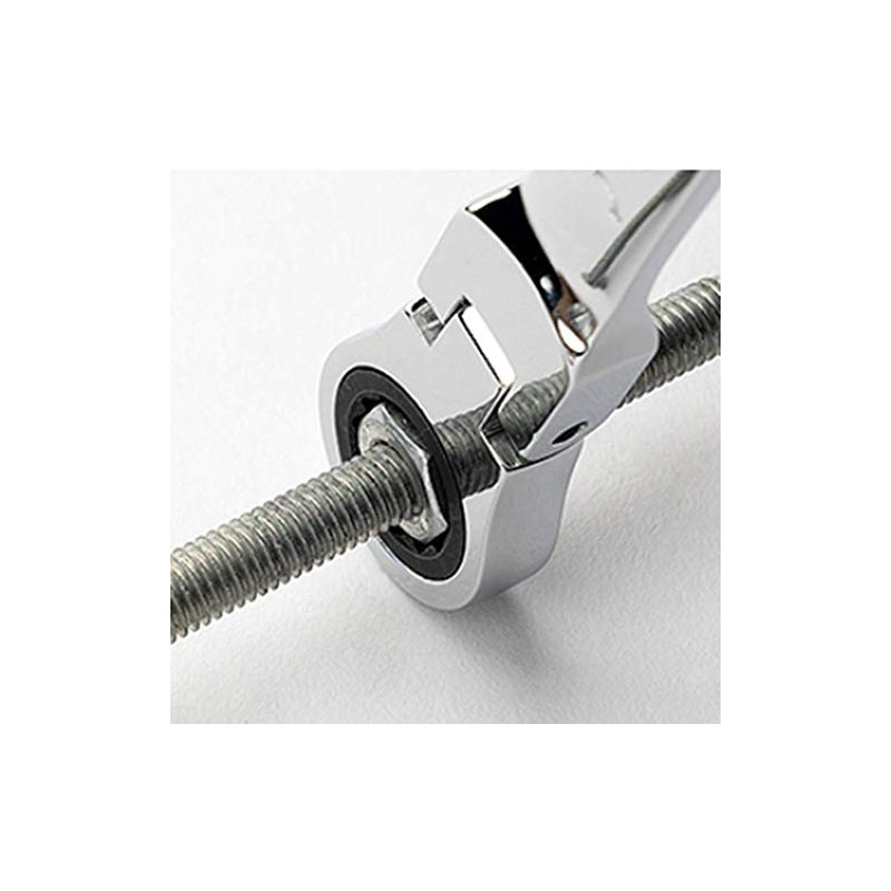 FLZOSPER 11/32‘’ SAE Flex-Head Gear Wrench,Box End Head 72-Tooth Ratcheting