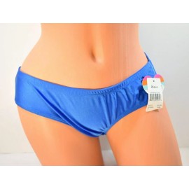 Raisins Women's Raisins Blue Ruched Kaiya Bikini Bottom  Size M  NWT