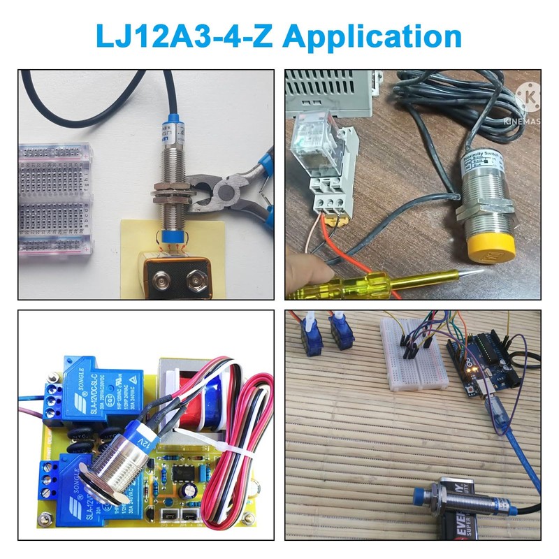 LJ12A3-4-Z BX Proximity Sensor RUIZHI Pack of 5 LJ12A3-4-Z Switch