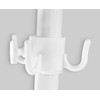 Ostrich 7' Portable Beach Umbrella with Sand Anchor, Hanging Hooks,