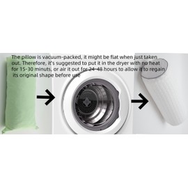 Kingnex Bolster Roll Pillow for Sleeping on Back or Side Under Knee to Relief Lower Back Pain Between Legs for Side Sleepers Cylinder Pillow with Removable Cooling Cover 20x8