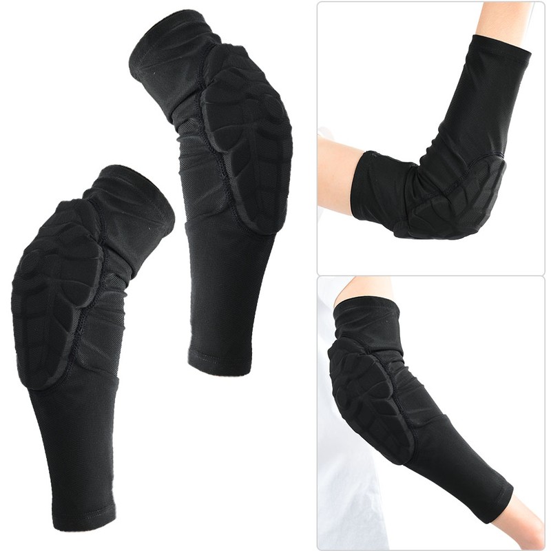 1 Pair Kids Youth Elastic Arm Pad Elbow Pads Guards