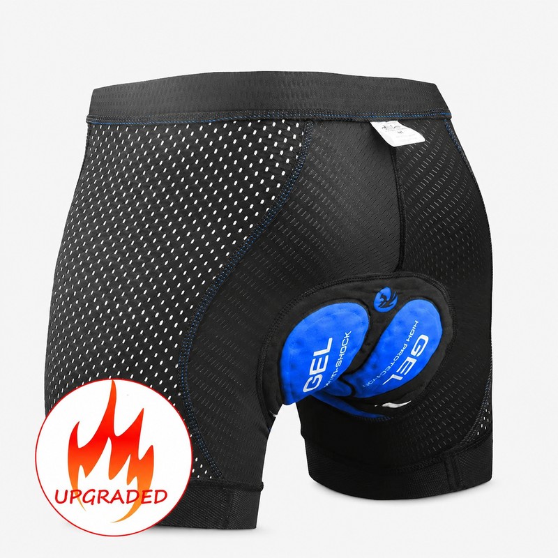 Men’s Padded Cycling Underwear for Bike Rides – Breathable 5D