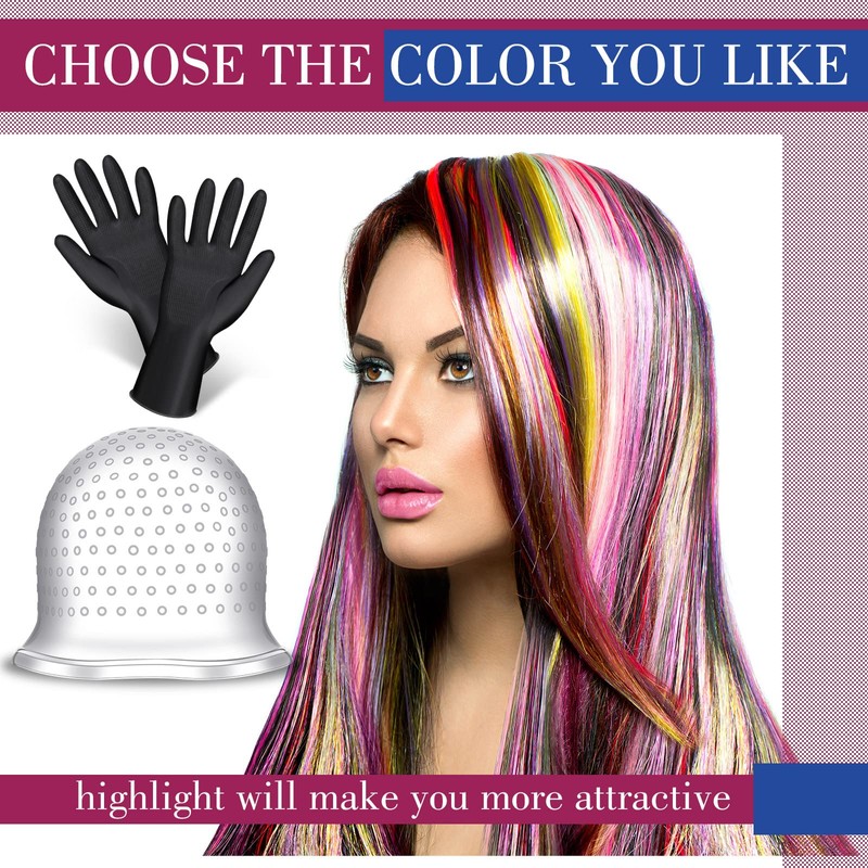 Gorra y Gancho para Resaltar la Coloraci¨®n del Cabello Guantes