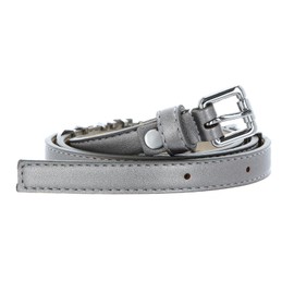 VALENTINO Emma Winter Belt W85 Argento/Nickel - Can be Shortened, Argento / Nickel