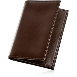 Tokyo amachi Kobo Business Card Holder, Men's, Genuine Leather, Made in Japan, Easy to Use, Deep, Wide, Made in Japan, Kobe Beef, Tatsu Leather, Braun