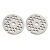 2pcs Meat Grinder Plate Disc Blade Sharpness Blade Rustproof Reusable