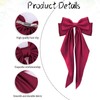 NiceYnn 2pcs Hair Bows Clips for Women, French Big Bowknot