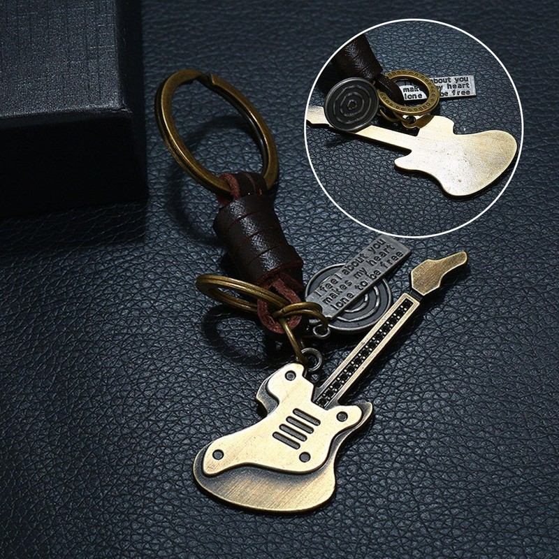 2 Pieces Retro Rope Keychains, Creative Keychains, Music Element Keychains,
