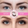 Bluemega 2 Pairs Fake Eyelashes Pestañas Autoadhesivas, Pestañas Adhesivas Reutilizables,