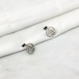 AA Earring Recovery Sobriety Gift Alcoholics Anonymous Jewelry (AA Earring)