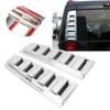 2PCS Car Tail Light Trim Frame Electroplating Bright Glossy Rust
