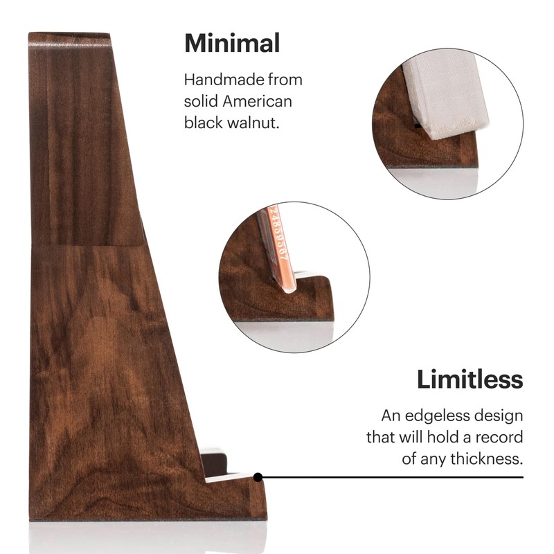 MÖNKE Vinyl Record Stand - an Elegant Display Shelf Made