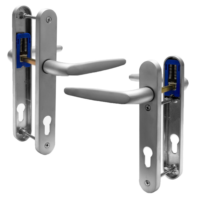 UPVC Door Handle Trojan Sparta 92PZ Sprung Double Glazing Pair