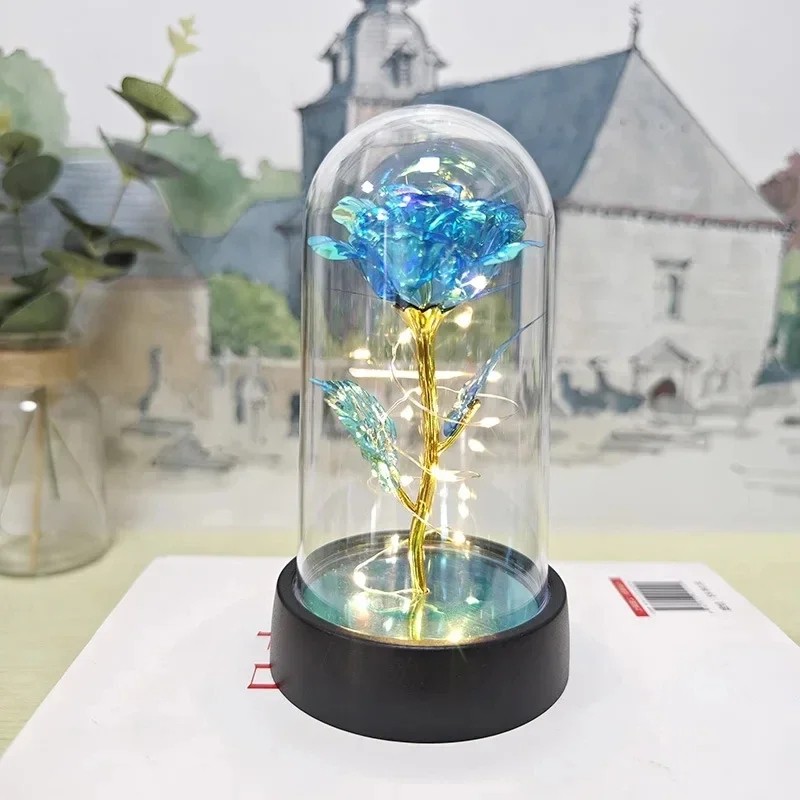 Eternal Rose Gift for Her – Acrylic Rose Display with