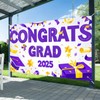 BlissYard Graduation Banner 2025 Congrats Grad for Party Decor Graduation