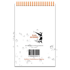 OPS PROOF waterproof notebook for work and play outdoors. Great for the backpack, on the job-site or for any outdoor adventure. Classic 5.5" x 8.5" (5)