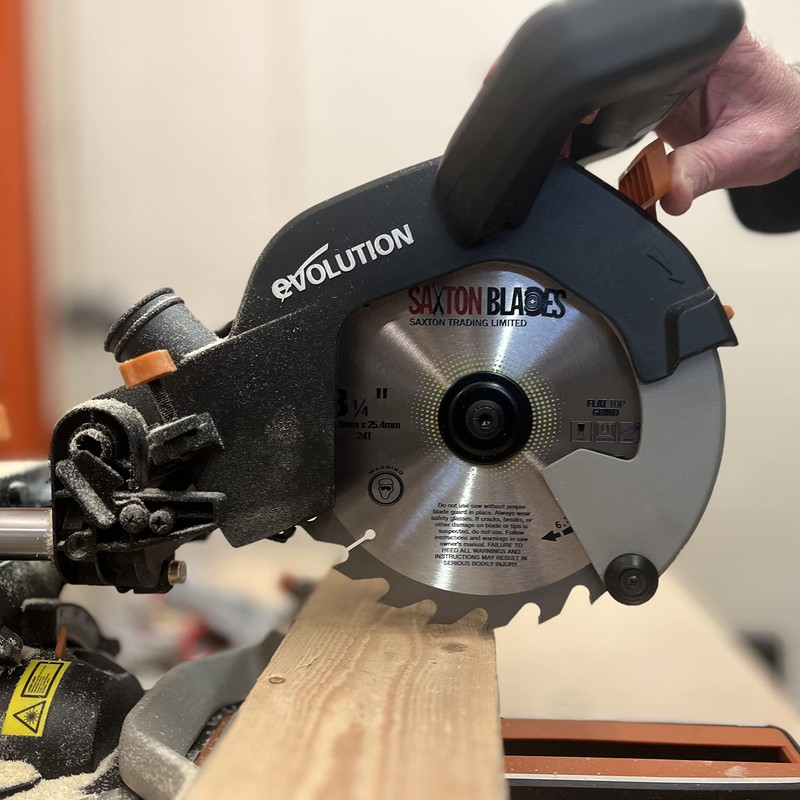 Saxton Flat Top TCT Circular Saw Blade 210mm x 24T