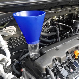 GOLD DEER Locking Oil Funnel Engine Oil Funnel Oil Filter Funnels Oil Change Tools Threaded Locking No-Spill Tool Screws Directly Into Filler Fast and Easy Oil Change with No Mess