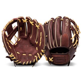 Franklin Sports Baseball Gloves - RTP Pro Baseball Fielding Glove - Infield, Outfield Glove - 11.0" I-Web Brown