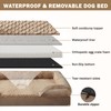 INVENHO Orthopedic Extra Large Dog Bed, XXL Waterproof Dog Sofa,