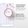 Yohmoe Employee Holiday Planner 2026 Foldable, Folded Format 975 x