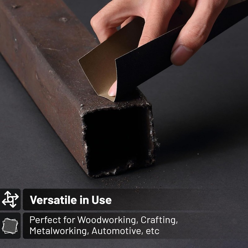 18 Pack Sandpaper,Wet Dry Fine Sand Paper,Dry Assorted Sanding Sheets,
