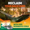 OFF! Backyard Mosquito Repellent Coil Refills, Perfect for Outdoor Patios...