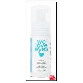 We Love Eyes: Tea Tree Eyelid Foaming Cleanser Vegan. All Natural. Cruelty Free
