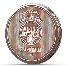 Viking Revolution - Bálsamo de Barba Natural con Aceite de Argán y Jojoba - 2 onzas