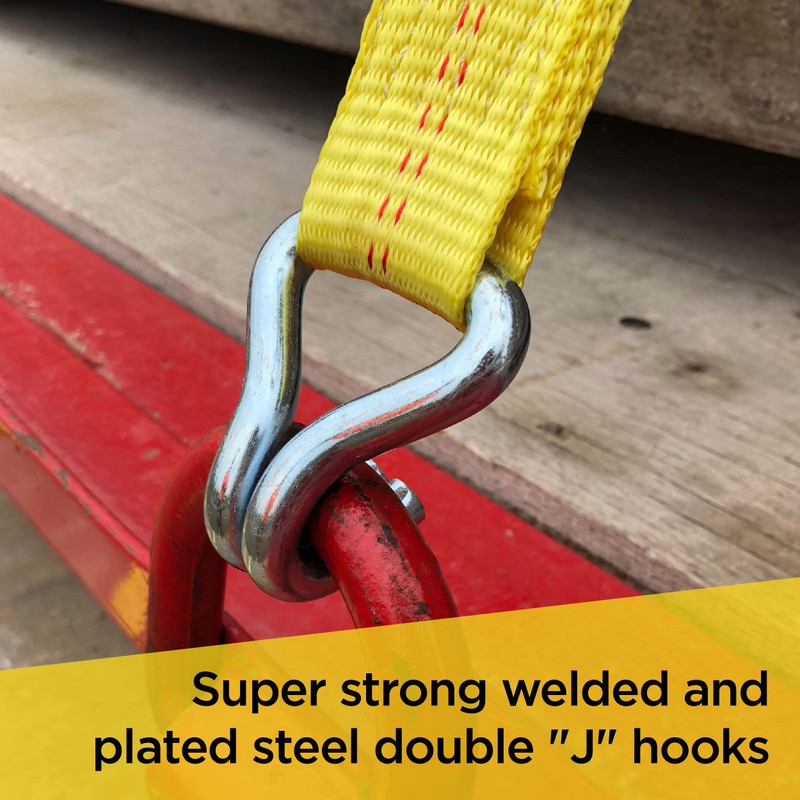 SmartStraps 30-Foot Ratchet Straps 10,000 lbs Break Strength - 3,333