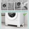 DEWEL Anti Vibration Pads for Washing Machine, 4 Pcs Washer