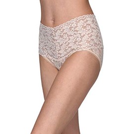 Hanky Panky Women's Signature Lace Retro V-Kini, Chai, Medium