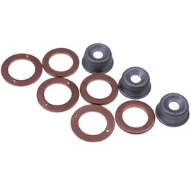YIHETOP 3 Cylinder Injector Seal Kit w/Heat Shield Compatible for Kubota Engine D662 D722 D905 V1505 D1105 D1305 D1403 D1703 D750 D850 D950