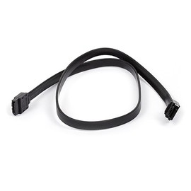 eDragon 24inch SATA 6Gbps Cable w/Locking Latch - Black - 24 Pack