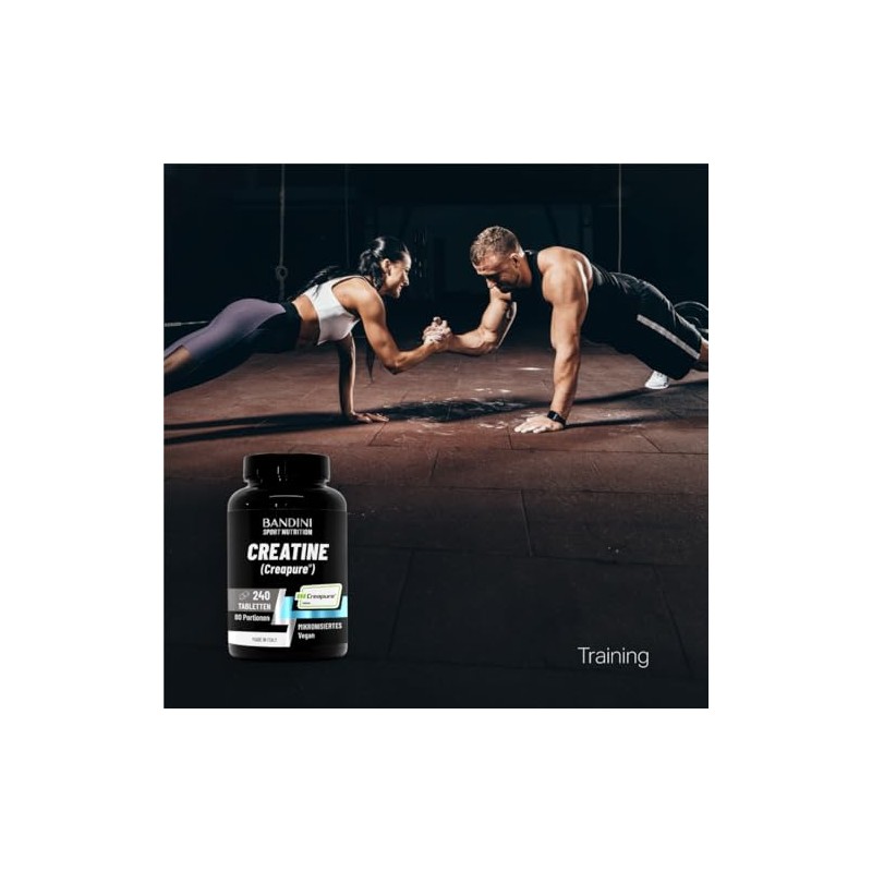 Bandini Creatine Creapure Monohydrate 240 Tablets - Training, Sports, Gym