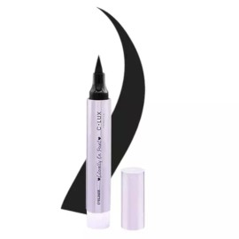 Sangpum Sangse Seolmyeong Chamjo C-LUX 말 그대로 점보 마커 리퀴드 라이너 - 방수 블랙 펜 번짐 방지 최대 12시간까지 지속 고색소 펠트 팁 C-LUX Jumbo Marker Liquid Liner - Waterproof Black Pen Smudge Proof Lasts up to 12 Hours High Pigment Felt Tip
