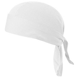EVD-X Durag Gorro para Ciclismo y Motocicleta, Diadema Deportiva Ajustable, Gorro de Pirata, Bandana para Casco, Correr, Bicicleta, Protección UV (X-5592)