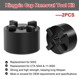 johntruck Truck King Pin Socket/KingPins Cap Removal Tool Kit for Mack 10500, 12000, 16000, 18000, 20000lbs Axles, Replacement for 5053, CTA 5044 & 11-3000