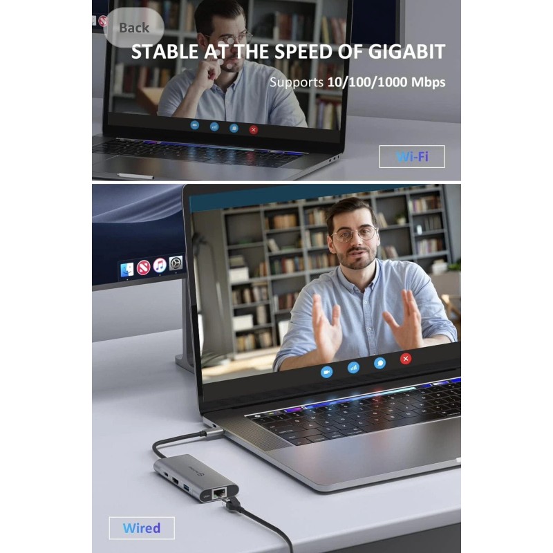 UtechSmart GN33A2 6 in 1 USB C to HDMI Adapter